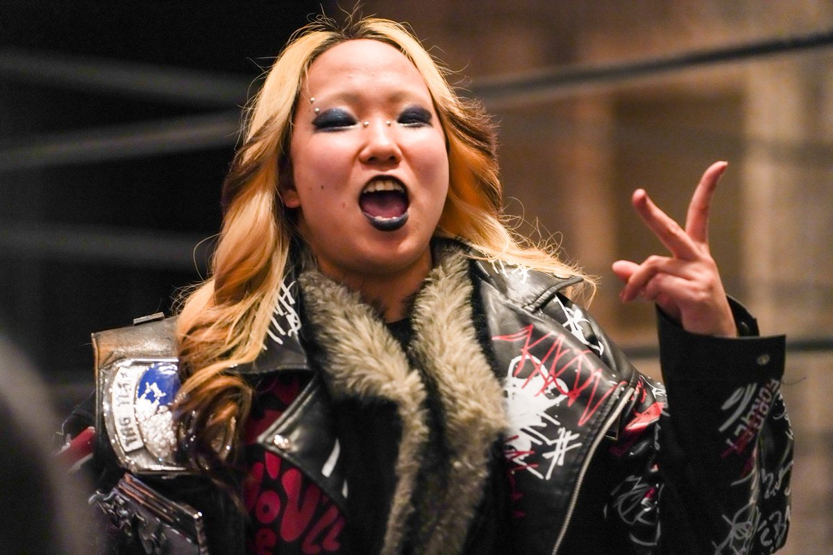 naoto666's tweet image. 4.4 #マーベラスプロレス 小山

#Maria 選手の入場