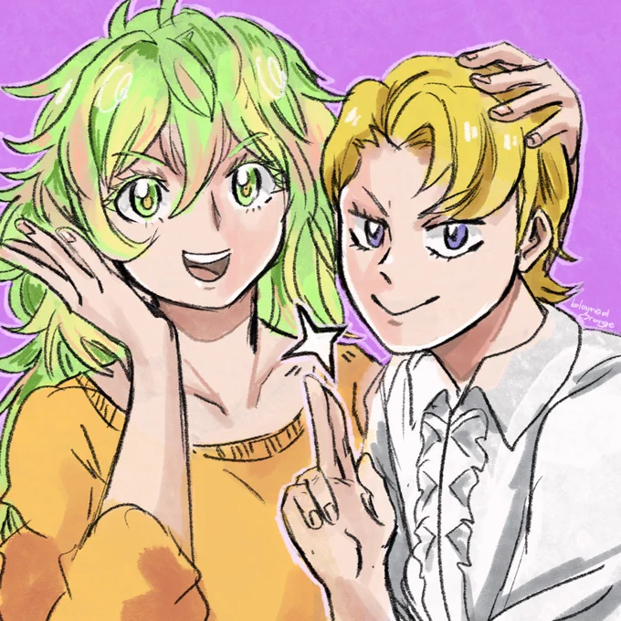 hagakure and aoyama,, love this duo