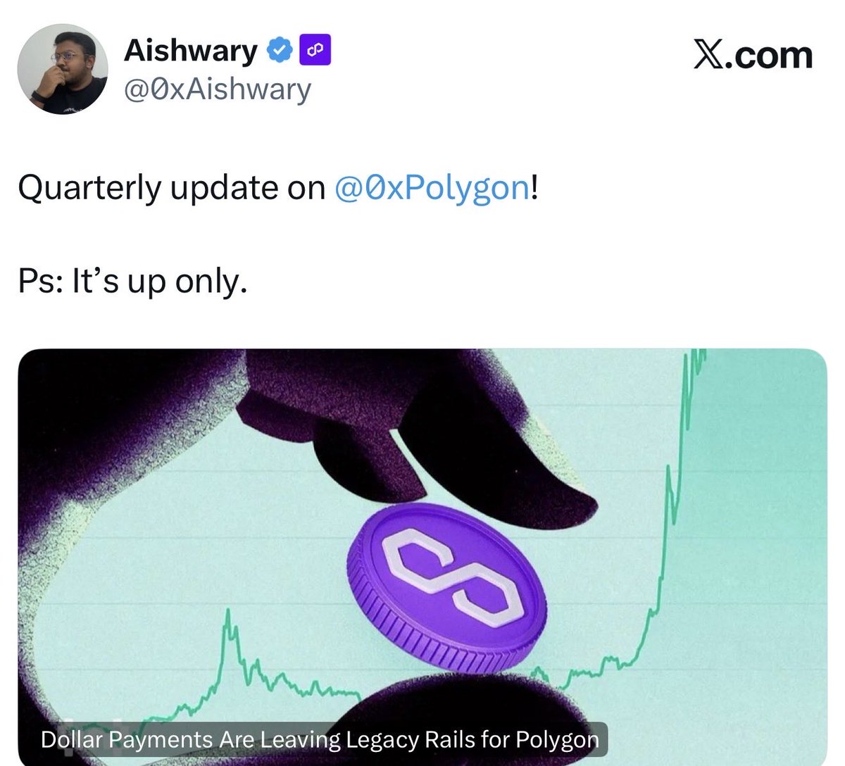 MatrixStake's tweet image. JUST IN: In March 2026 alone, @0xPolygon processed $178M stablecoin transactions, including 42.7M in a single week 📈 

TLDR: $POL is the go to chain for payments. - @sandeepnailwal 🙌 

Cc: @0xAishwary 🙏 

🏆 #Polygon captured 22.1 percent of global USD stablecoin transaction