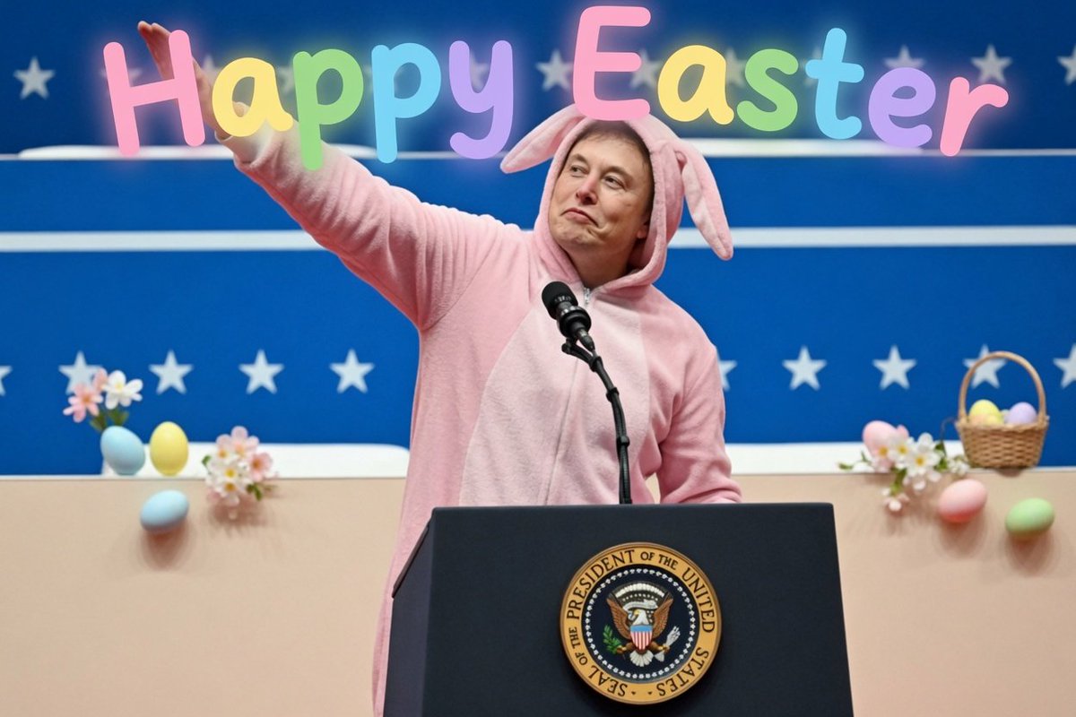 Easter tweet media