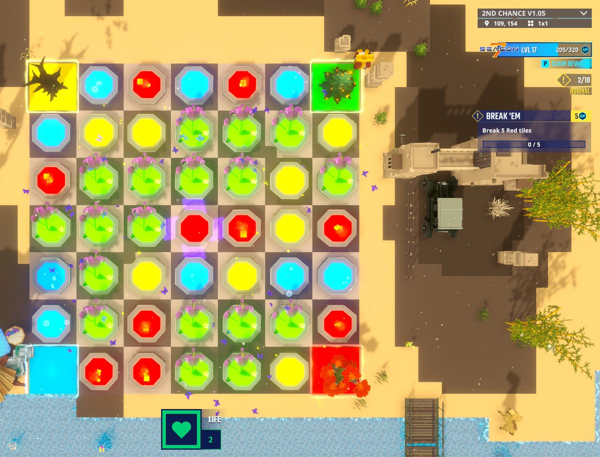 kayaeur's tweet photo. Red lights lined up in The Sandbox Season 7—spotted the pattern. @TheSandboxGame  https://t.co/tbtV2lzMbx #Season7 https://t.co/dKpMwFY0AA