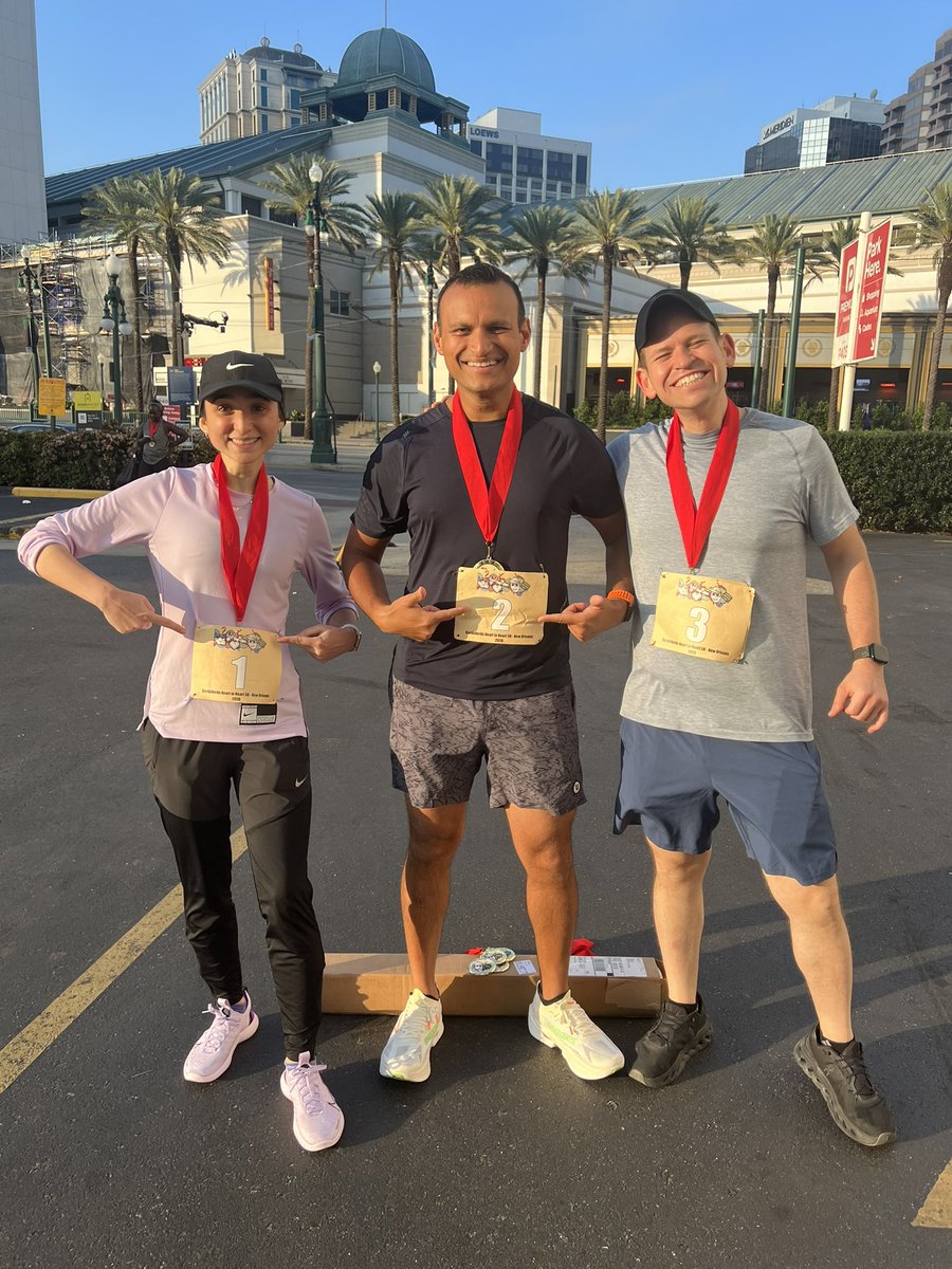 RawanAAmir's tweet image. Still not over this 🫀

The first ever @CardioNerds 5K 🏃🏻‍♀️ 

6:45 AM start 🕖 
Amazing turnout 🔥 
Incredible energy ✨ 

Thank you to everyone who showed up 🙏🏻 

Putting this together meant a lot 🥹

Already thinking about next year 🤍
#ACC #NOLA #Cardiotwitter