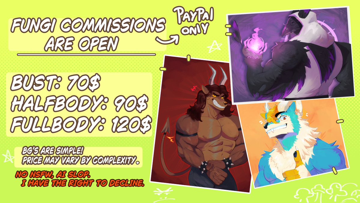 It's me, Fungi ( Comms open: 2/5 ) tweet media