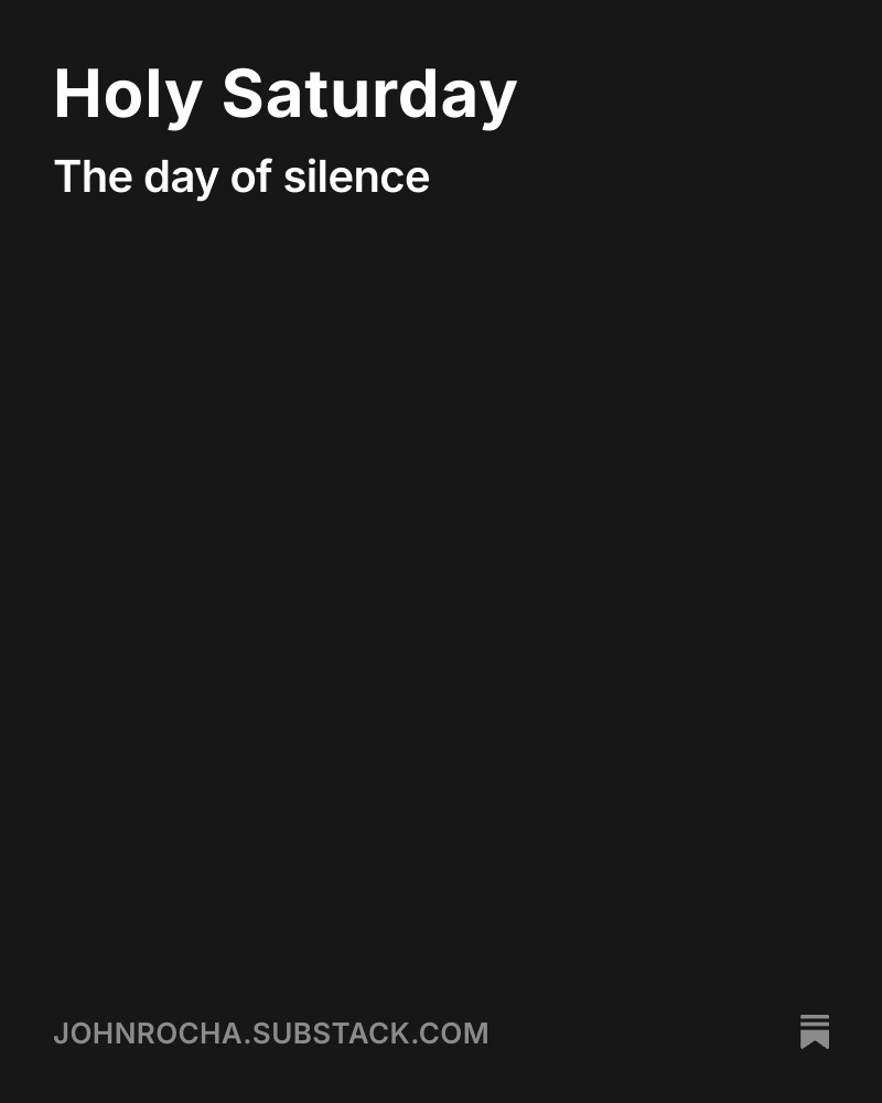 johnerocha's tweet photo. Holy Saturday 
https://t.co/AYKMm7h3xB https://t.co/FDHlOev5qs