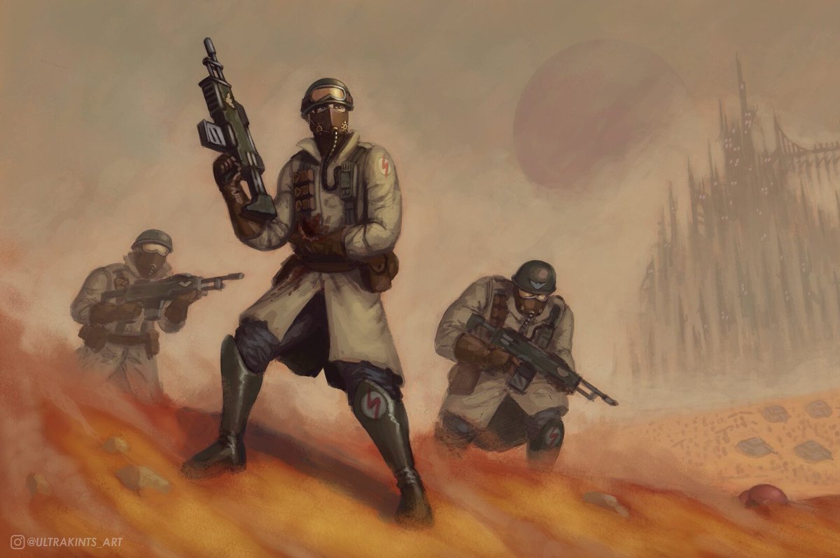 Legionnaires of Armageddon 

By Javier Quintana -- instagram.com/ultrakints_art/