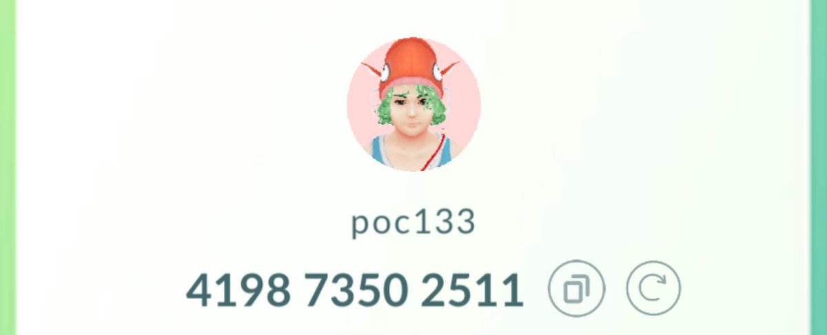 CloutierPO's tweet image. Looking for new friends!

419873502511

I don’t use lucky eggs. We can pvp for interaction.

#pokemongo #pokemongofriend #pokemongofriends #pokemongofriendcode #pokemongofriendcodes #pokemongofriendscode
