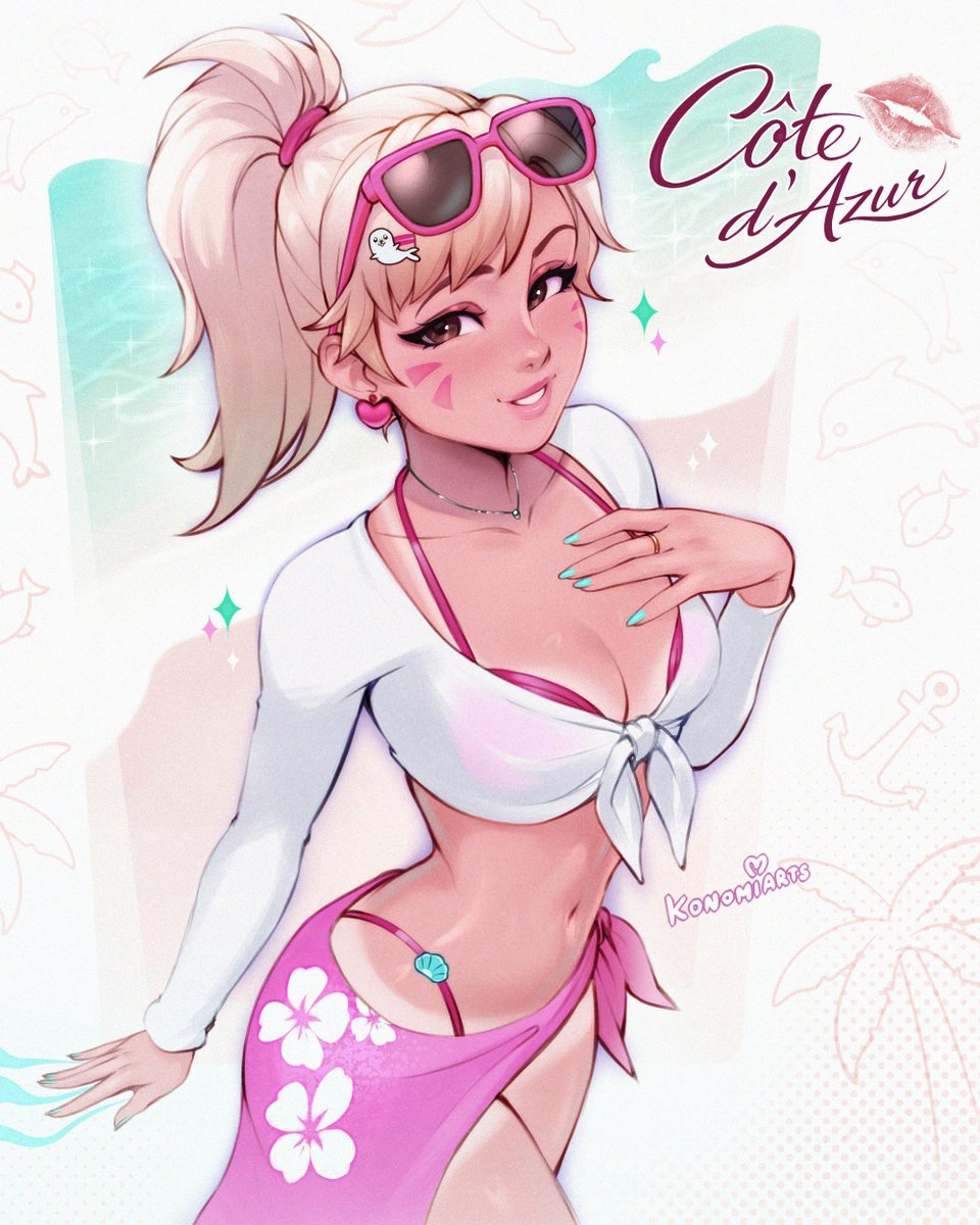 konomiarts's tweet image. do we like blondie #dva ? 🥺
#overwatch