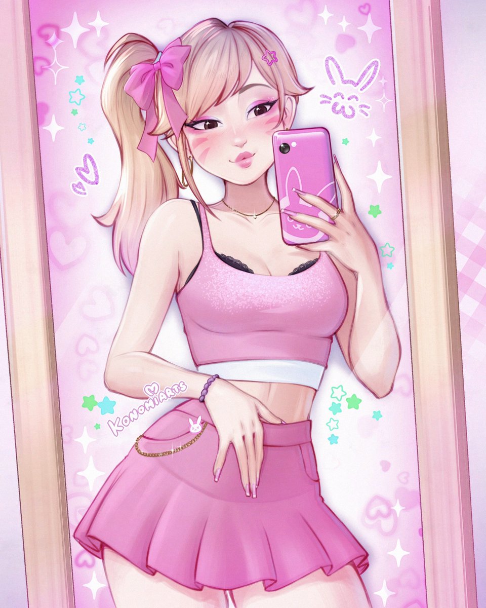 konomiarts's tweet image. do we like blondie #dva ? 🥺
#overwatch