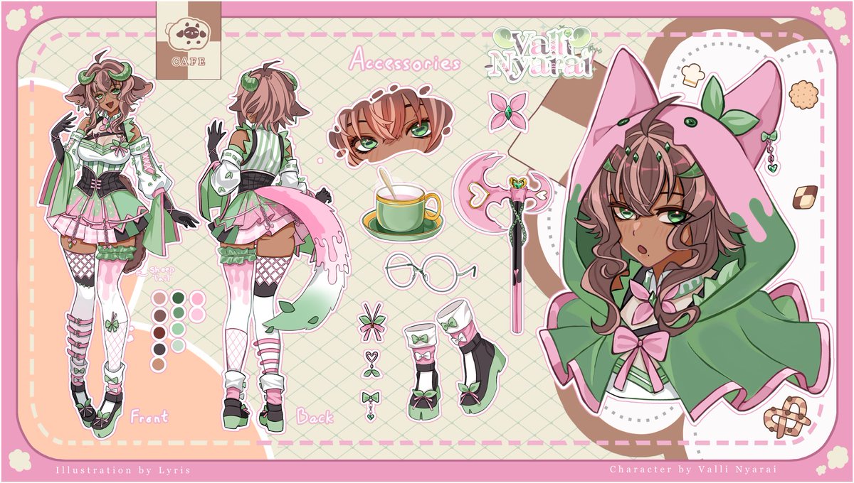 Valli Nyarai ~ Sheepi “Café” Vtuber 🐏💚🪓 tweet media