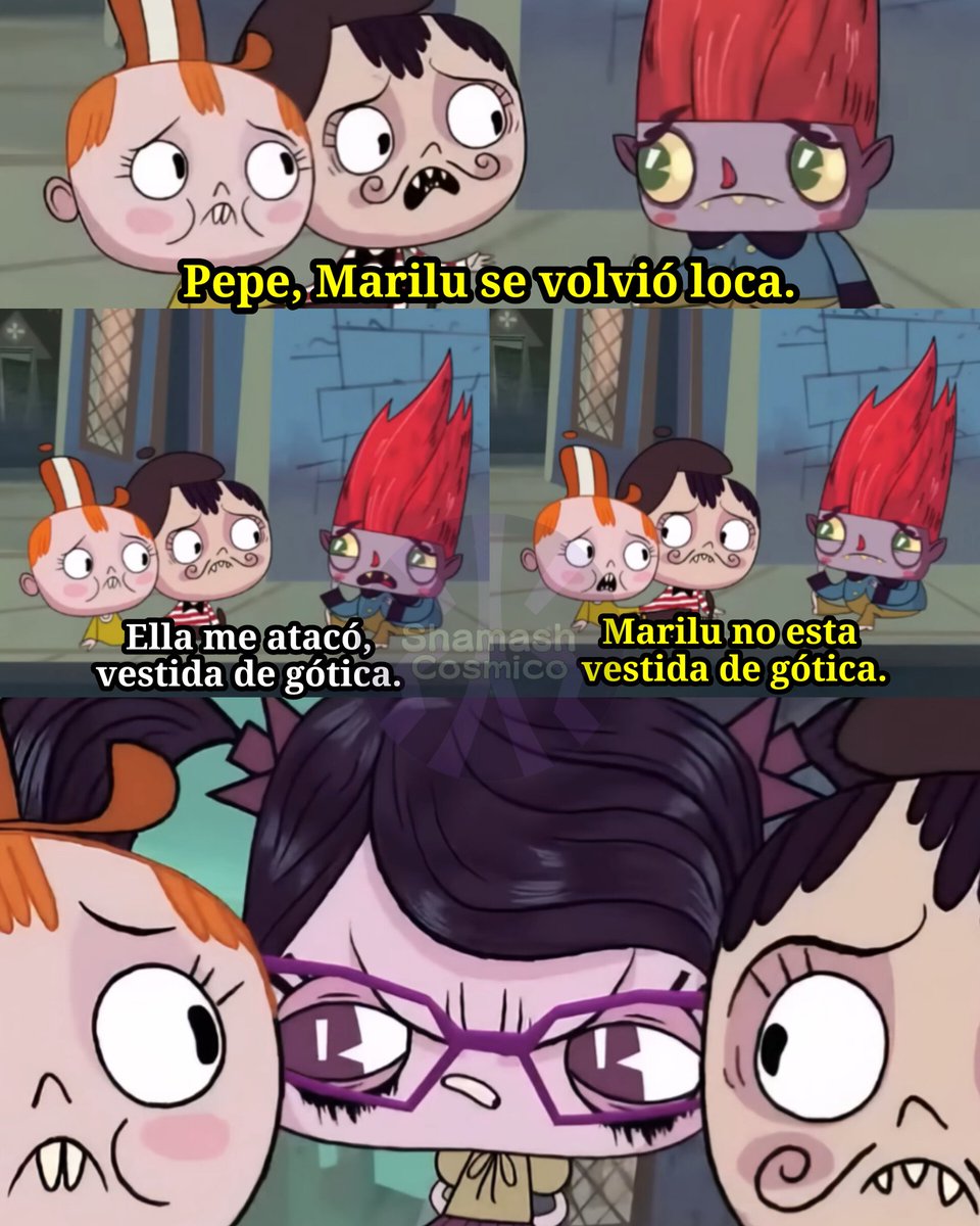 ShamashYT's tweet photo. La otra Marilu malvada aparece.

Serie- Cuentos Tenebrosos para niños caprichosos. https://t.co/YzMlnzDeJX