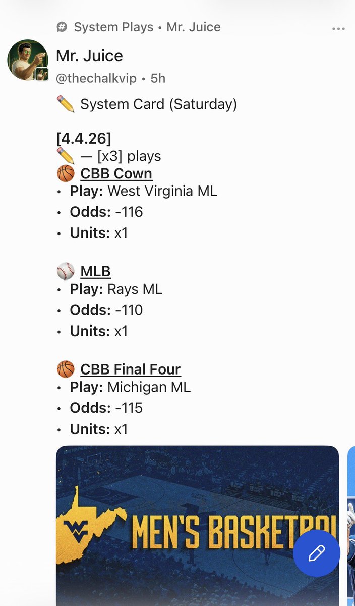 The Chalk tweet media
