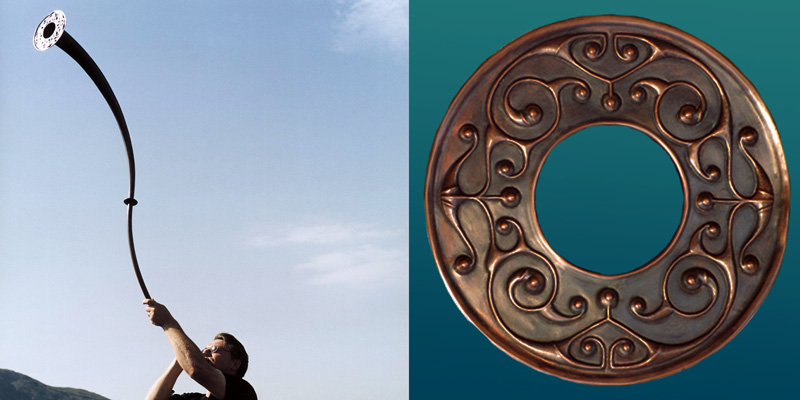 GaelicRevival's tweet photo. Loughnashade Horn retrieved from Loch na Séad (Lake of the Jewels), an exquisite example of Iron Age craftmanship. Notably a very short distance to the royal site of Eamhain Mhacha. https://t.co/bDax1wuJnf