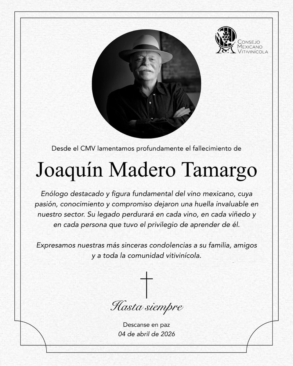 Consejo Mexicano Vitivinícola tweet media