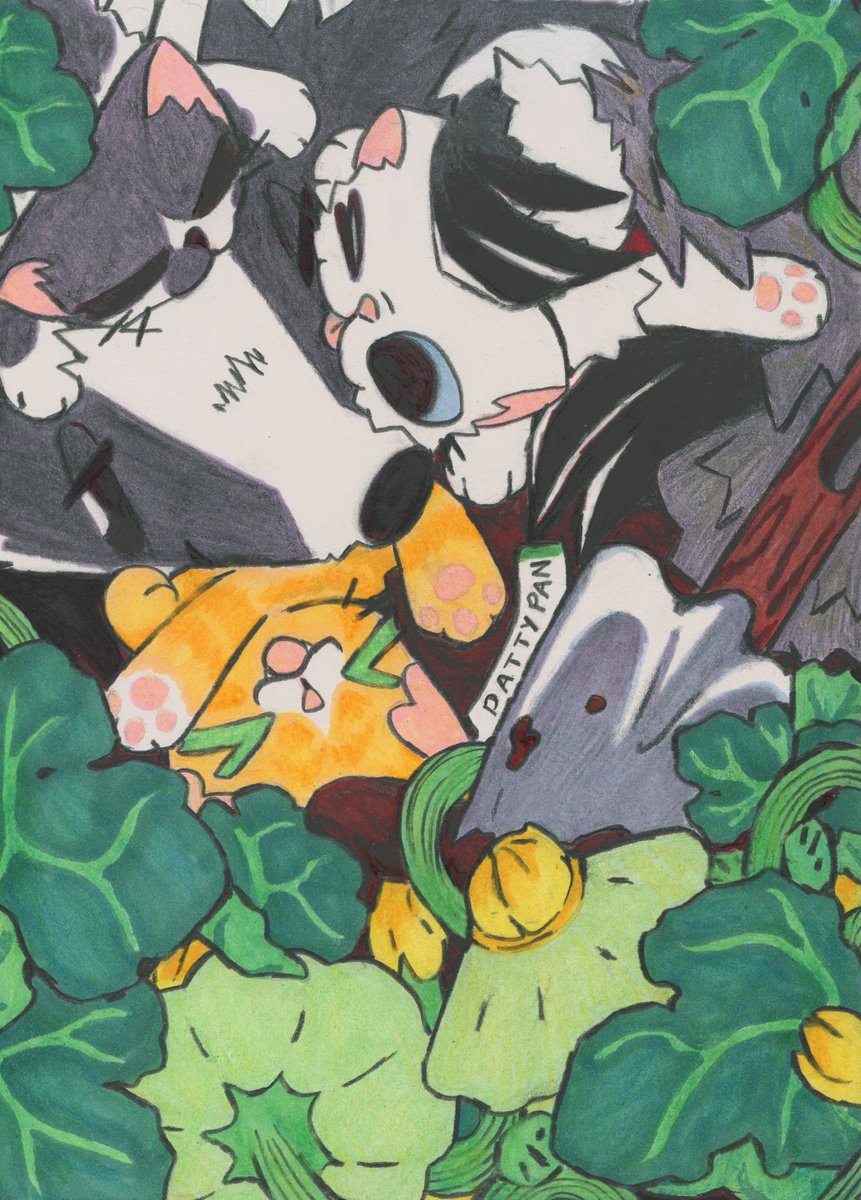 under the pattypan squash