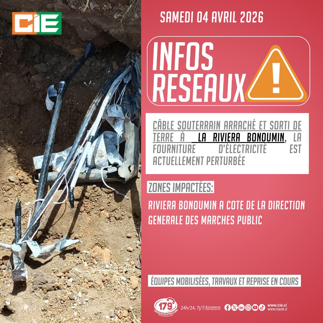 CIEofficiel's tweet photo. #infosreseaux 
#koumassi 
#Anyama 
#EBIMPE
#bonoumin https://t.co/XDpz7CwEcP