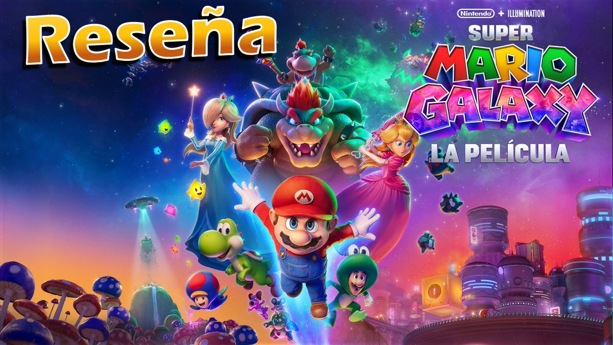 bryanbell_1's tweet photo. Reseña Sin Spoilers Super Mario Galaxy: La película

https://t.co/vk4AoaGCTZ

#Nintendo #Videojuegos #mariogalaxy https://t.co/TIQw60O8tY