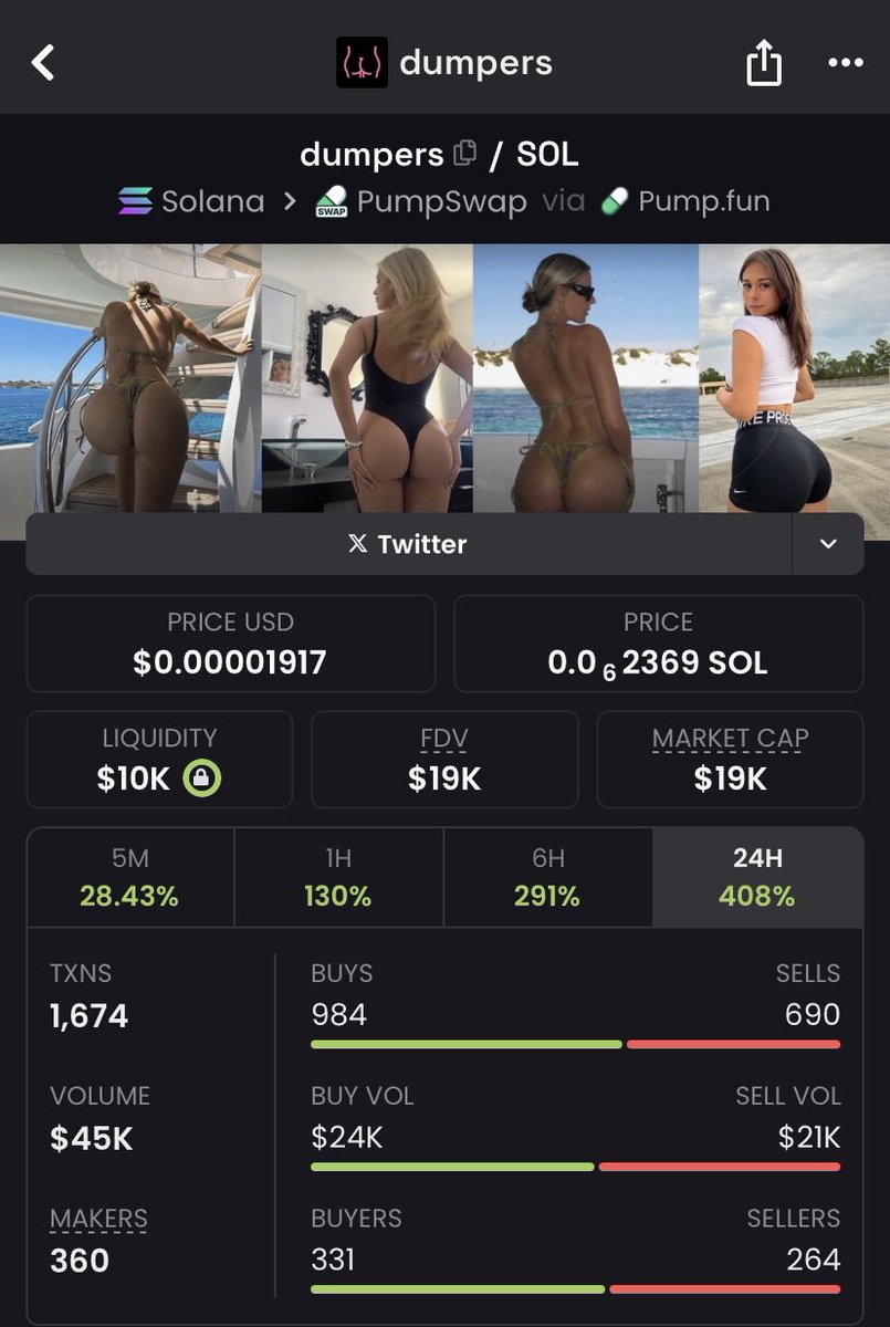 tapped 2 $dumpers