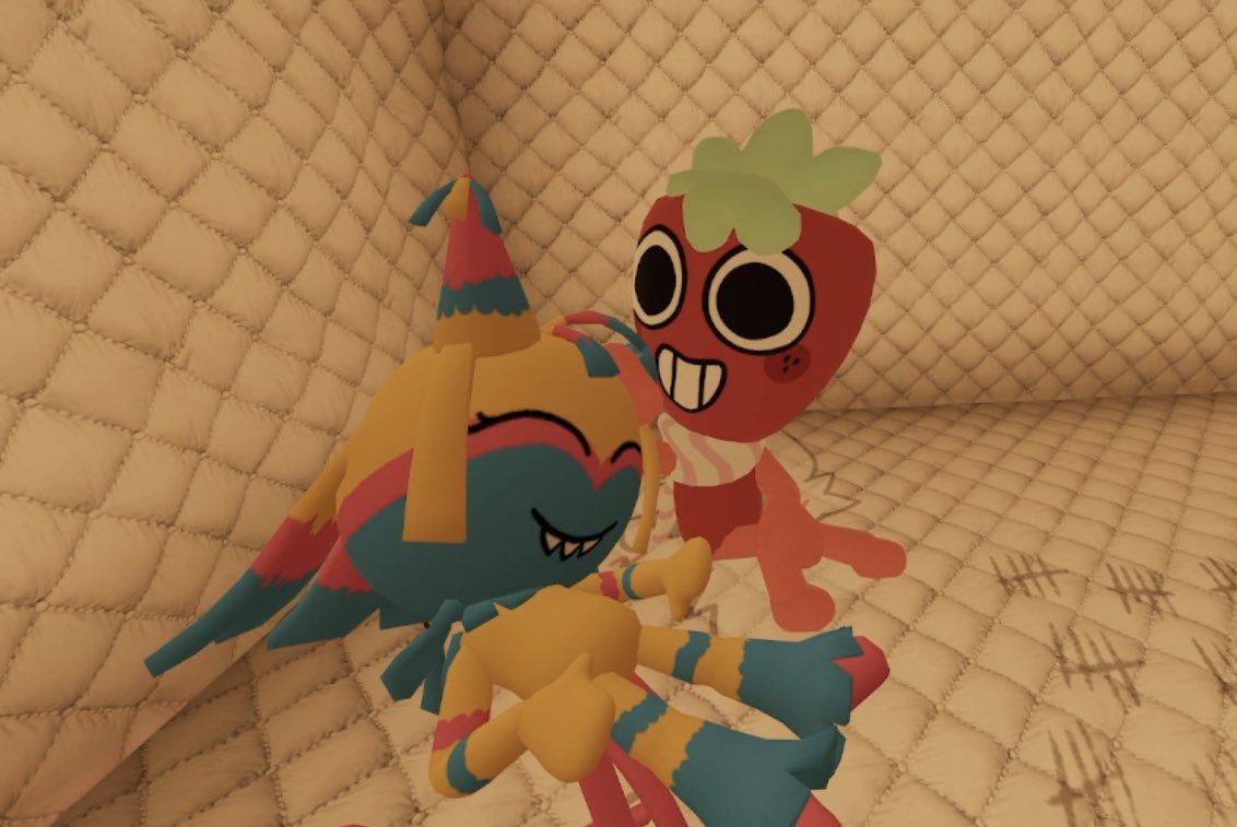 Admin here! I got some funny footage to share later, It first needs to be edited but have this cute screenshot of me and oomf from part of the recording! //