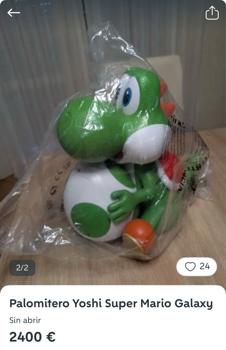 Vendo palomitero de Yoshi, precio 2400€, escucho ofertas🦻🏼