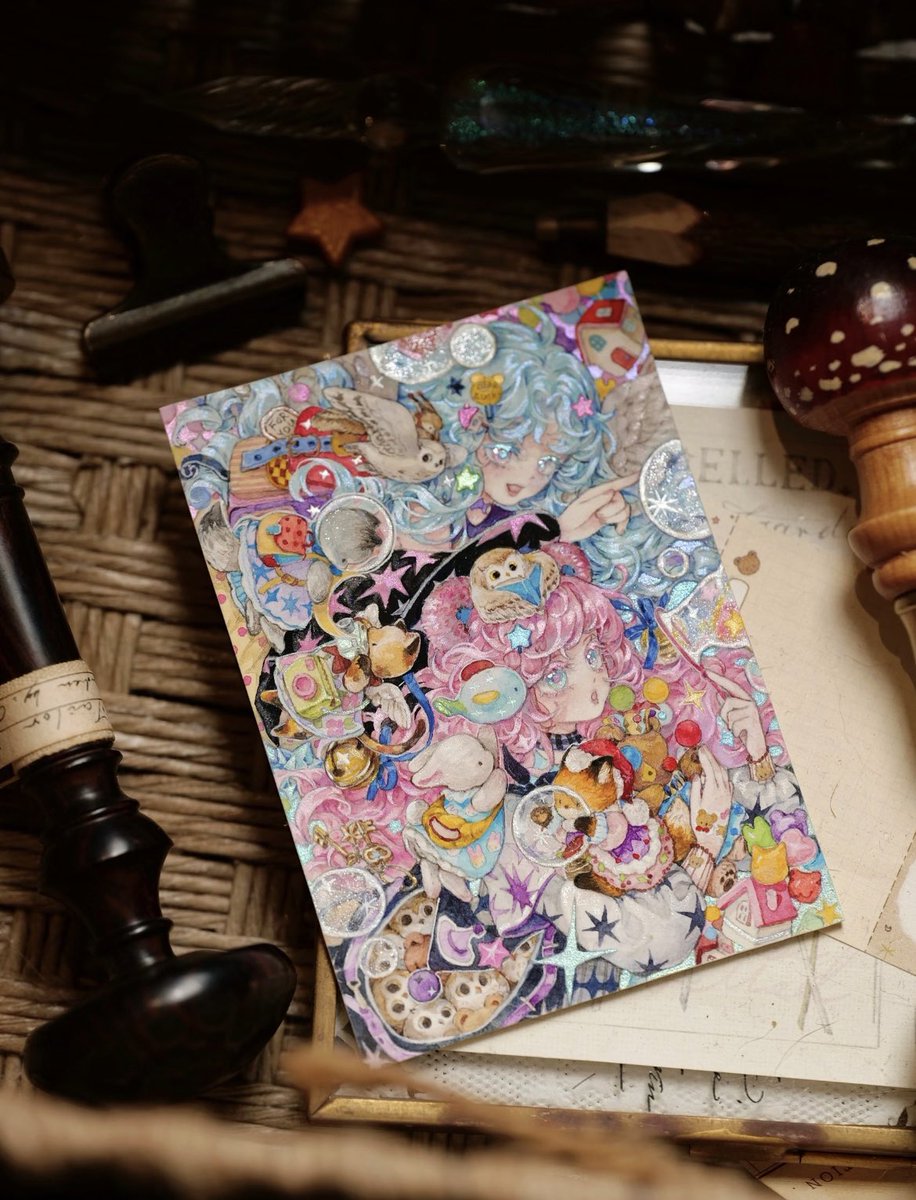 Caprisun6166's tweet photo. Card 🌸🪼
#ArtistOnTwitter #Oc #artmoots https://t.co/gkJ2LDWcUX