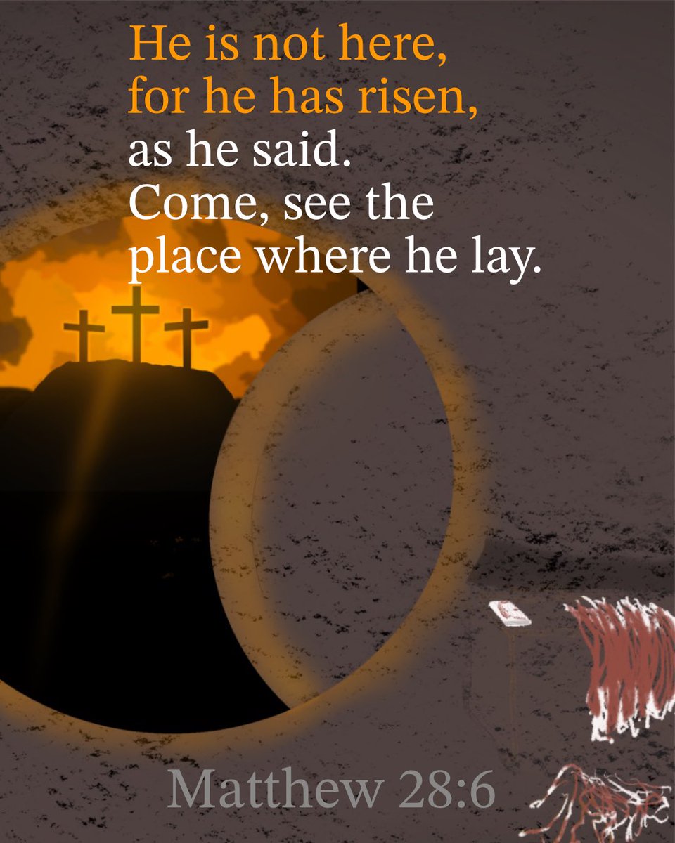 Read the Bible: Matthew 28:5-7 #bible #heisrisen #easter #Jesus

Bible verse to reflect on, inspiration faith quotes, Christian encouragement, popular verses about God, Jesus Christ gospel, Christians,