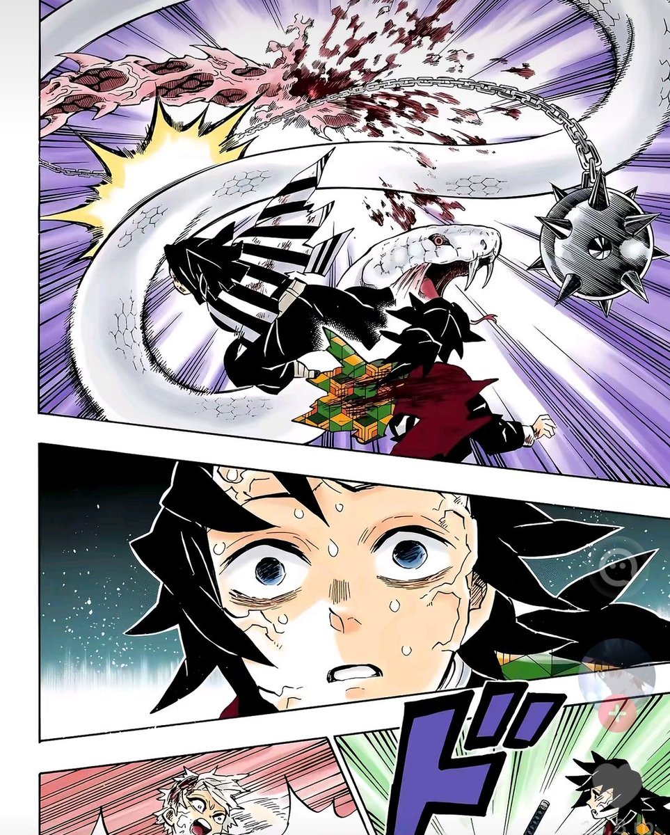 kicsmis's tweet photo. @veronicareet Please read the manga. Obanai severed Muzan’s arm and deflected Gyomei’s weapon, preventing Giyuu from dying on the spot. Giyuu tried to save Obanai from the attack with equal speed, but he was too late, he didn’t manage to save Obanai. https://t.co/gXUBNdZqq1