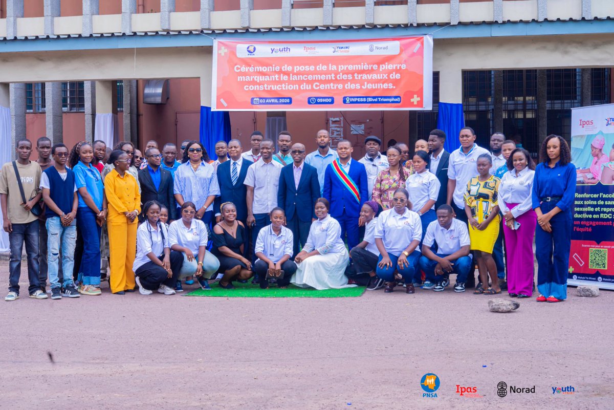 YvesMakelele's tweet photo. #NORAD

Lors de son mot de circonstance, Directeur MBADU du PNSA énumère les missions du centre des jeunes : 
1.  Un espace sûr et bien être pour les jeunes 
2. Un incubateur des talents et renforcement des capacités 
3. Un espace citoyen pour construire des projets collectifs. https://t.co/wxRpBtQdPv