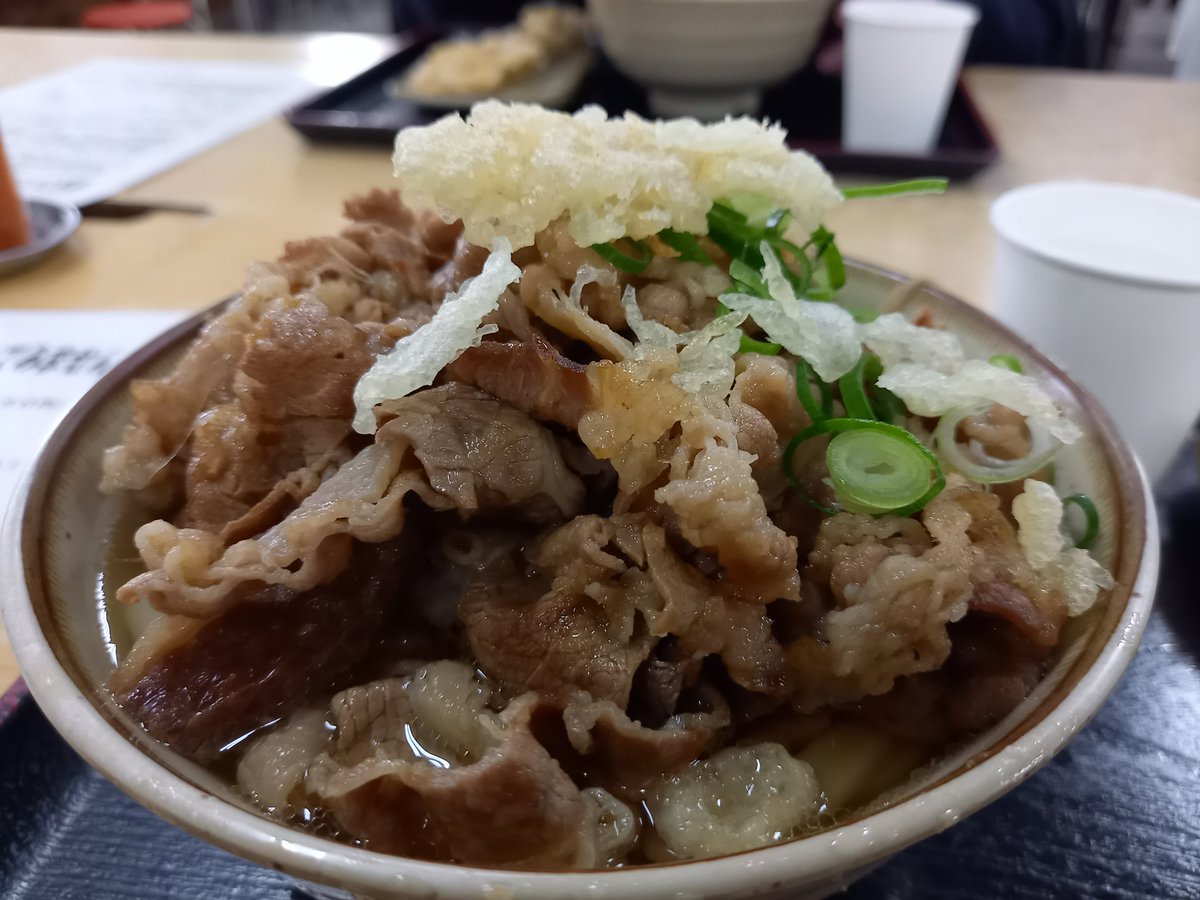 JA5VIB's tweet photo. 朝うどん

手打うどん　ひさ枝
満足🍴🈵😆 https://t.co/n9maRBNOxx