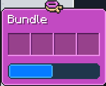 nipitare_'s tweet photo. It turns out that the bundle screen does not show item amount, it shows Empty, Full or nothing instead. As to why the numbers got there is because i made an mistake in data input. (Images of magenta bundle) https://t.co/DVjqBmMnYB