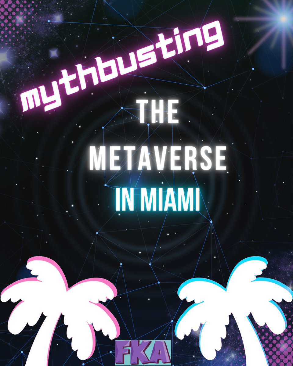 fkathepod's tweet photo. It's alliteration week! Check out our episode, "Mythbusting the Metaverse in Miami" to hear about Trent's trip to the 305, watching reruns of Mythbusters, and news stories that start with "M."

Listen in wherever you get your podcasts and follow us everywhere @fkathepod! https://t.co/KIIuQlRDHR