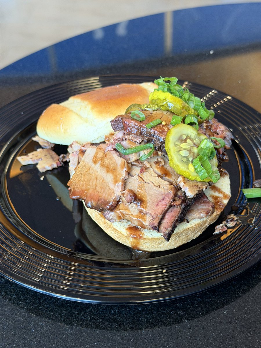 FINAL FOUR FOOD REVIEW

Circle City BBQ Brisket Sandwich
$11.00

Generous portion but it’s kinda mid