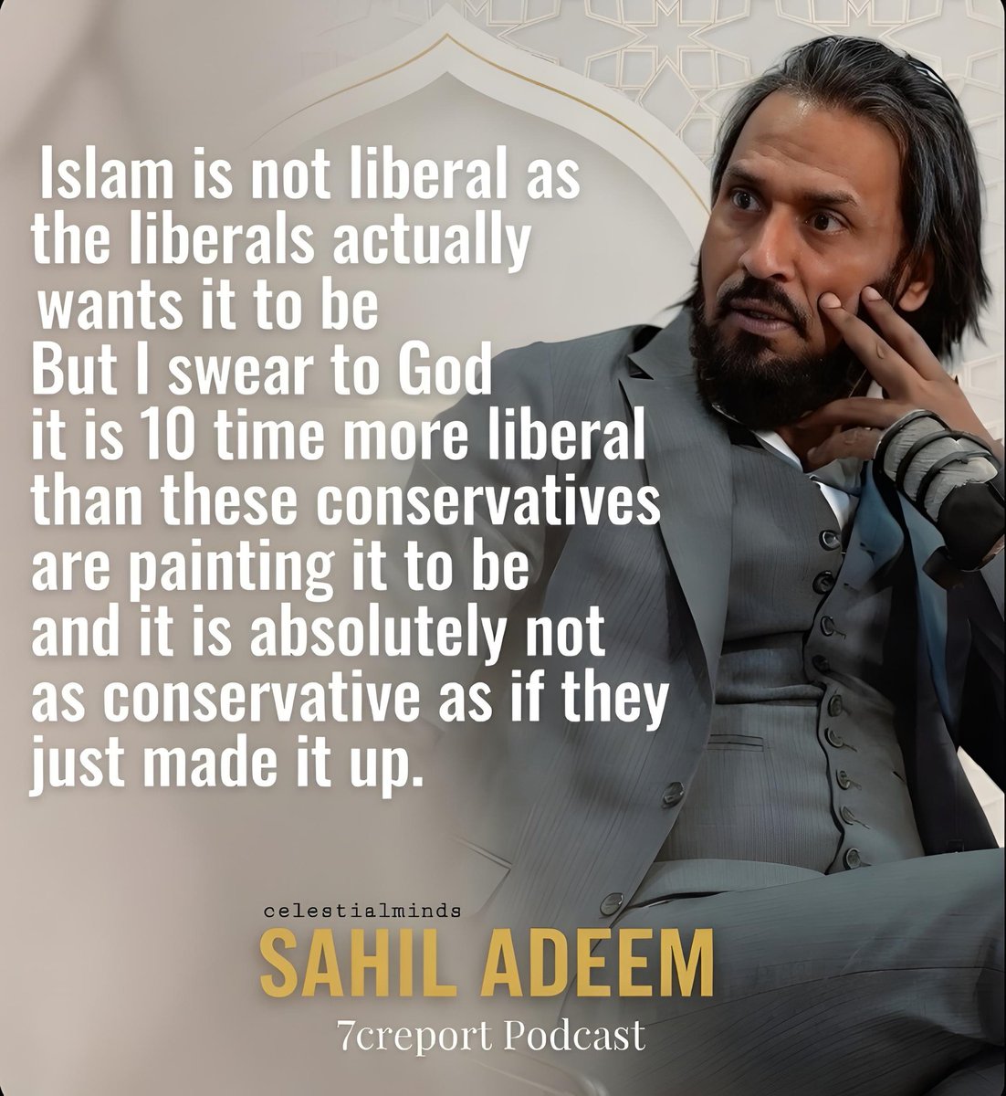 Celestialminds_'s tweet image. #sahiladeem 
#liberalization 
#conservative 
#islam