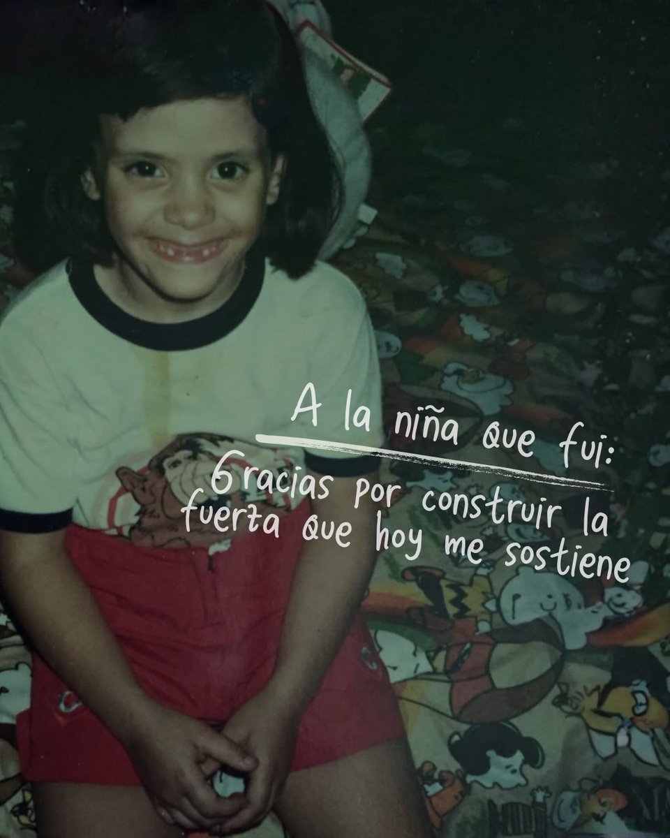 Una canción para todas las que agradecemos a esa niña que hoy nos tiene en pie ❤️‍🩹