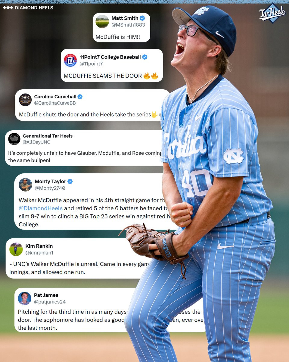 Carolina Baseball tweet media