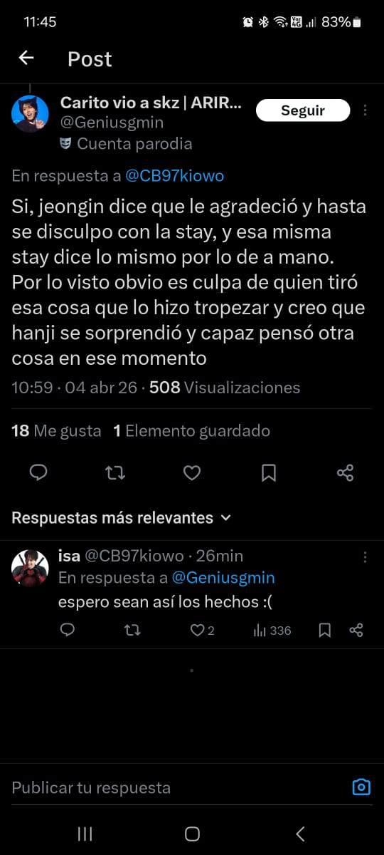 Carito vio a skz | ARIRANG ⊙⊝⊜ 🇦🇷🇦🇷 tweet media