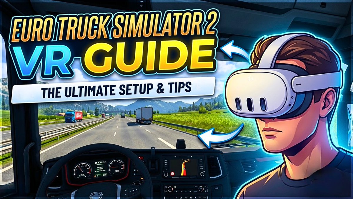 The April Truckfest Event continues on April the 10th with the all new #MetaQuest #VR guide for #EuroTruckSimulator2 check out the preview below, and be sure to follow for more ATS and ETS 2 exclusive videos!

youtu.be/he_8omrVZjo