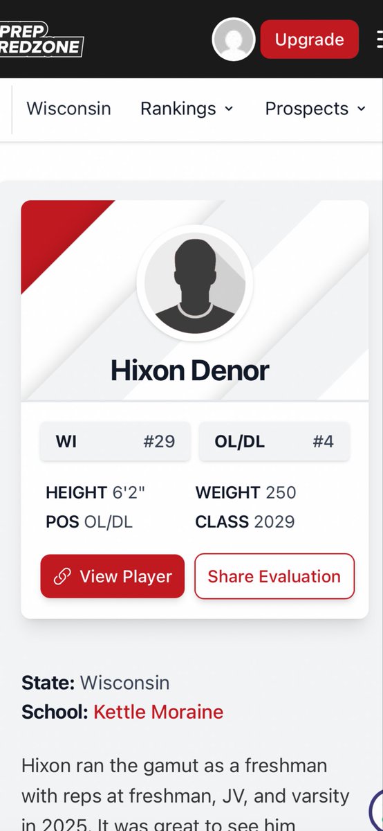 Hixon Denor 2029 OL/DL tweet media