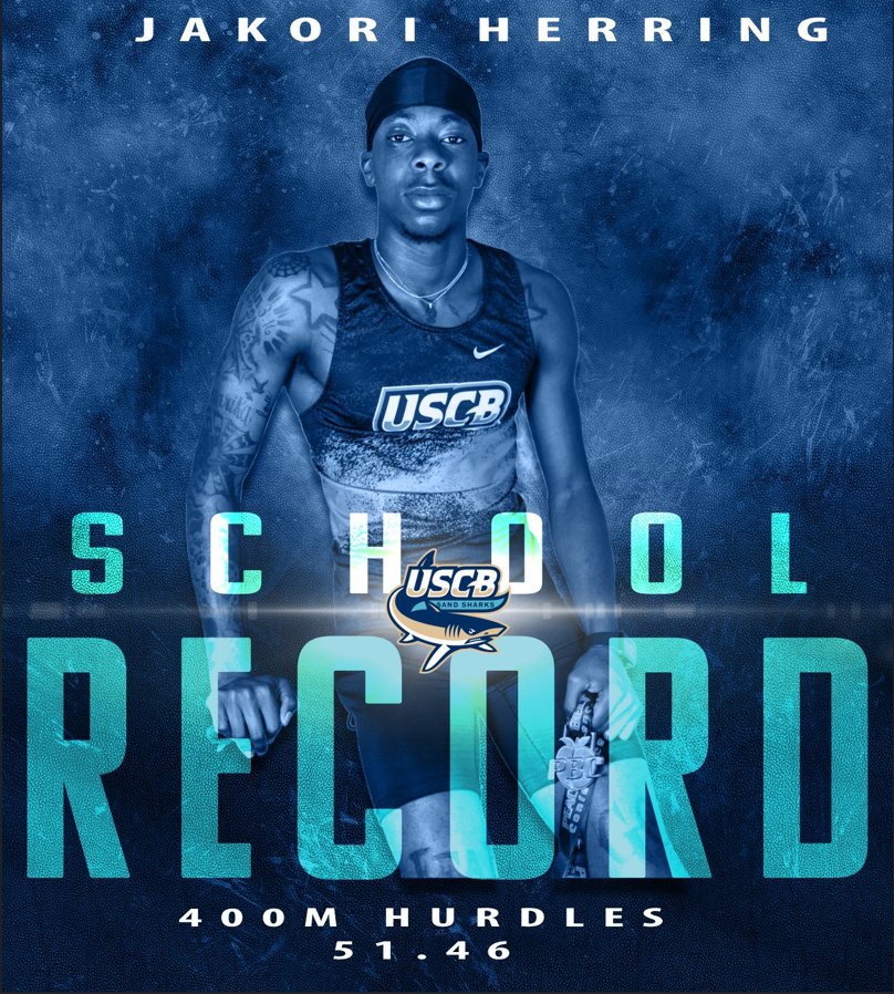 USCBAthletics's tweet image. Record Broken! Congratulations to Jakori Herring for breaking the outdoor @uscbxctf school record in the 400m Hurdles with a time of 51.46 at the Embry Riddle Classic meet while also placing 1st overall in the meet!
#FINSUP #RECORDBROKEN #USCB