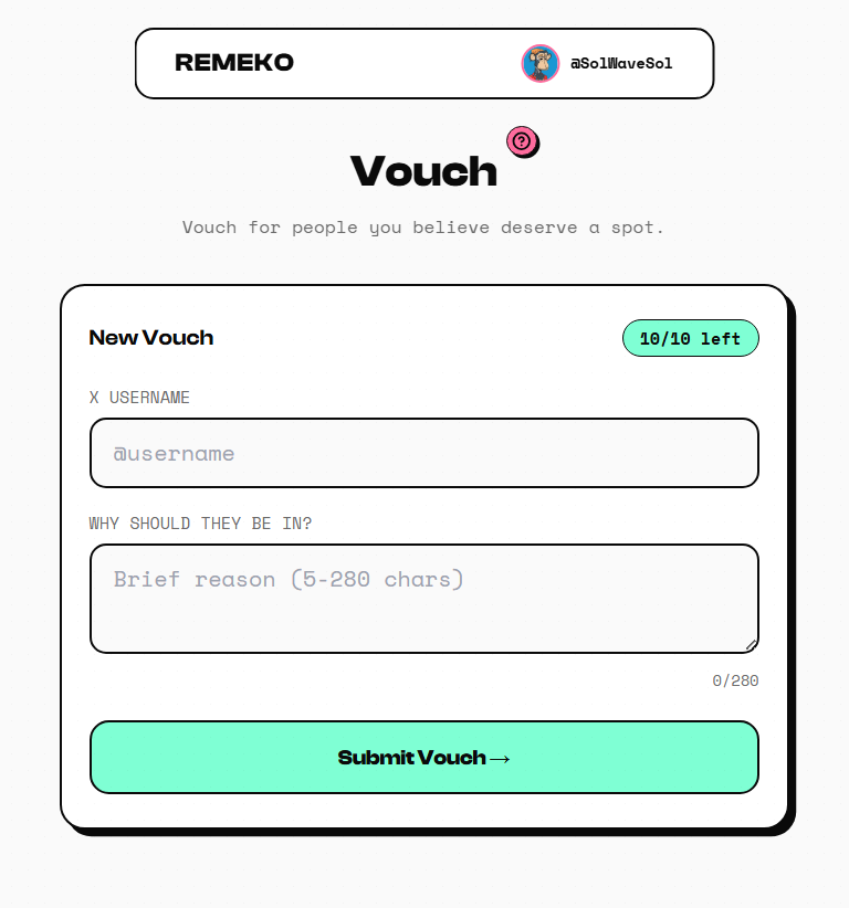 SolWaveSol's tweet photo. I just got approved at @remekoAI , I have 10 open positions, who needs them? Comment here. https://t.co/6cUMGCnHvb