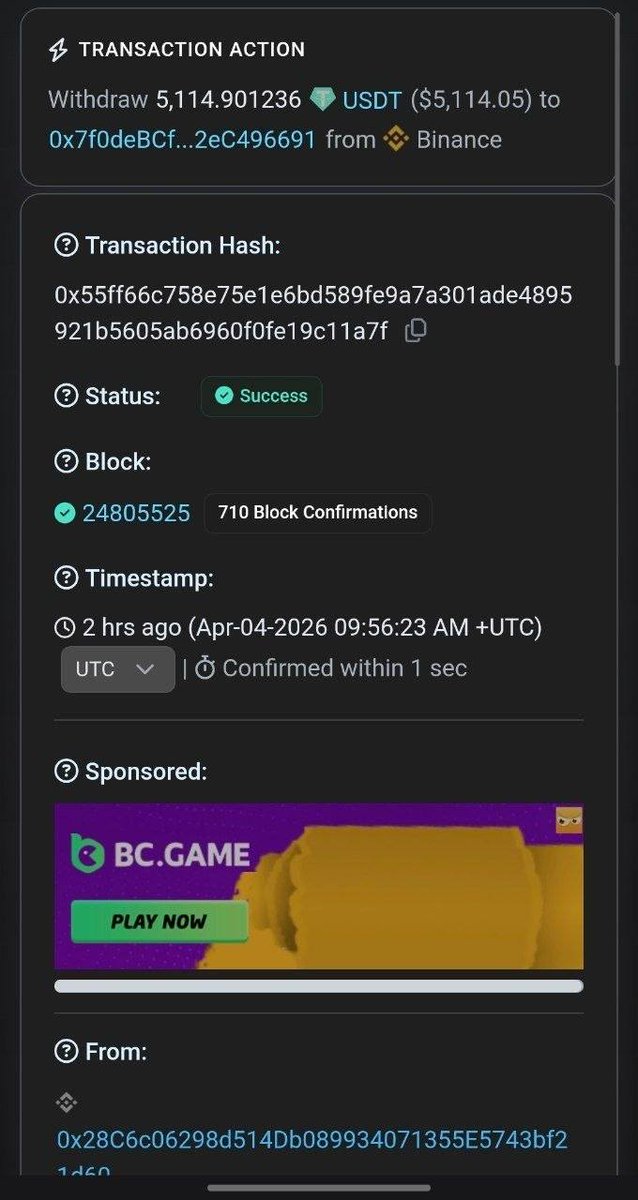 Goldmaster2015's tweet photo. Investors Paid ✅Profits Secured ✅USDT Withdrawals Completed ✅– APRIL 04, 2026 https://t.co/suIxf5Z0p0