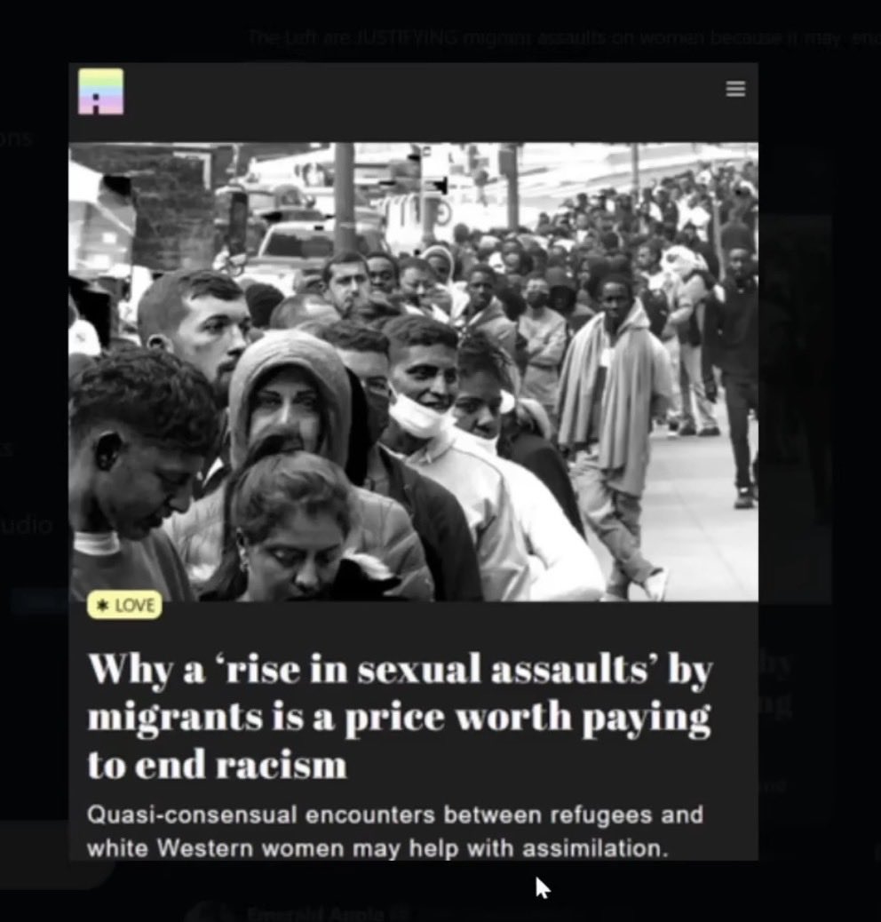 realTonyTimbers's tweet photo. @EdKrassen @StephenM This is what is happening in London right now where they are rationalizing SA of the women and children in the sake “assimilation.” 

Come on Ed, let’s here you defend this https://t.co/GPyTyGSjQs