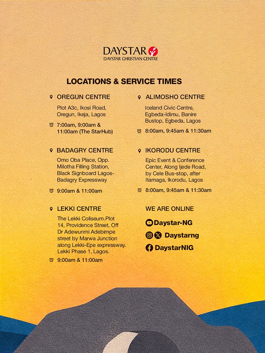 Daystar Christian Centre tweet media