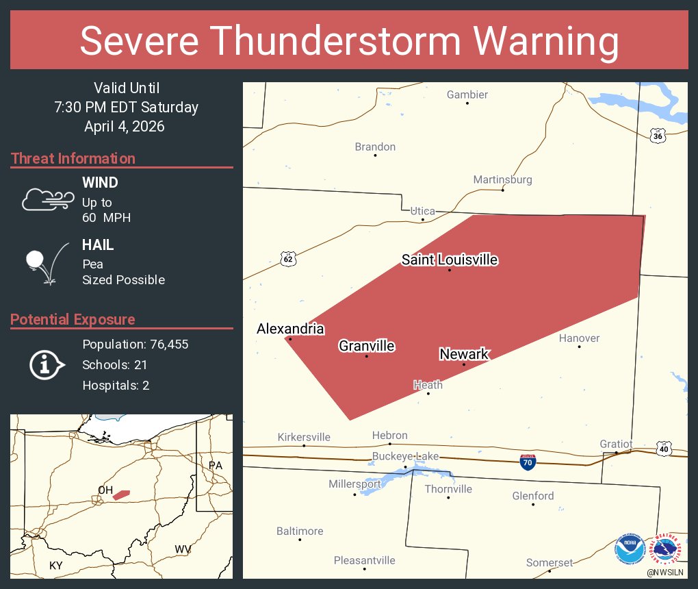 NWS Wilmington OH tweet media