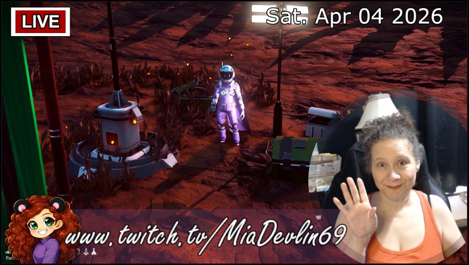 MiaDevlin69 is now Online  #NoMansSky
Just chilling .. shooting down starships.  [CC]

#twitch #twitchstreamer #streamer #twitchaffiliate 
#gamergirl #twitchgirls #torontosteamer #CanadianStreamer

twitch.tv/MiaDevlin69