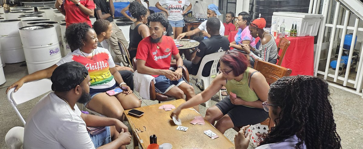 SkiffleSteel's tweet photo. Good Friday Sports Stageside vs Panorama players was a huge success. Thanks to all who came out and supported, a time was had by all who attended. Same time next year? 😁😁😁
#WeRepSkiffle #weculture #sando #skifflesteel #trinidadandtobago https://t.co/ql6SHeo4s1