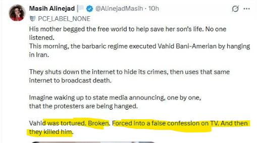 دوستان ایران آزاد tweet media