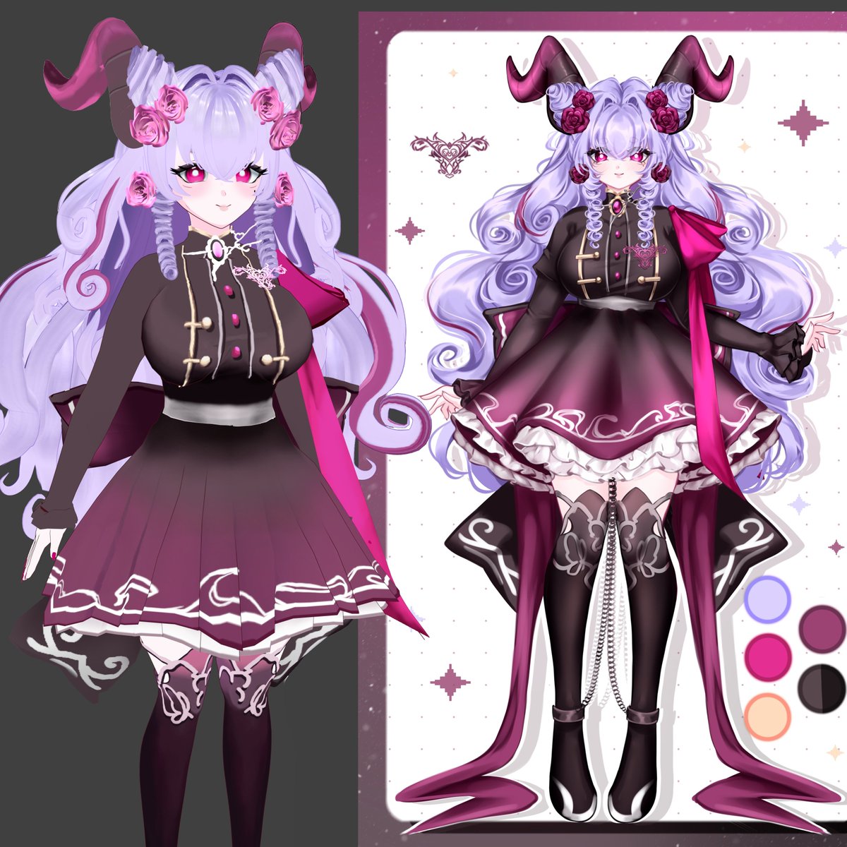 PanWo │VRoid 3D Artist 🍞 tweet media