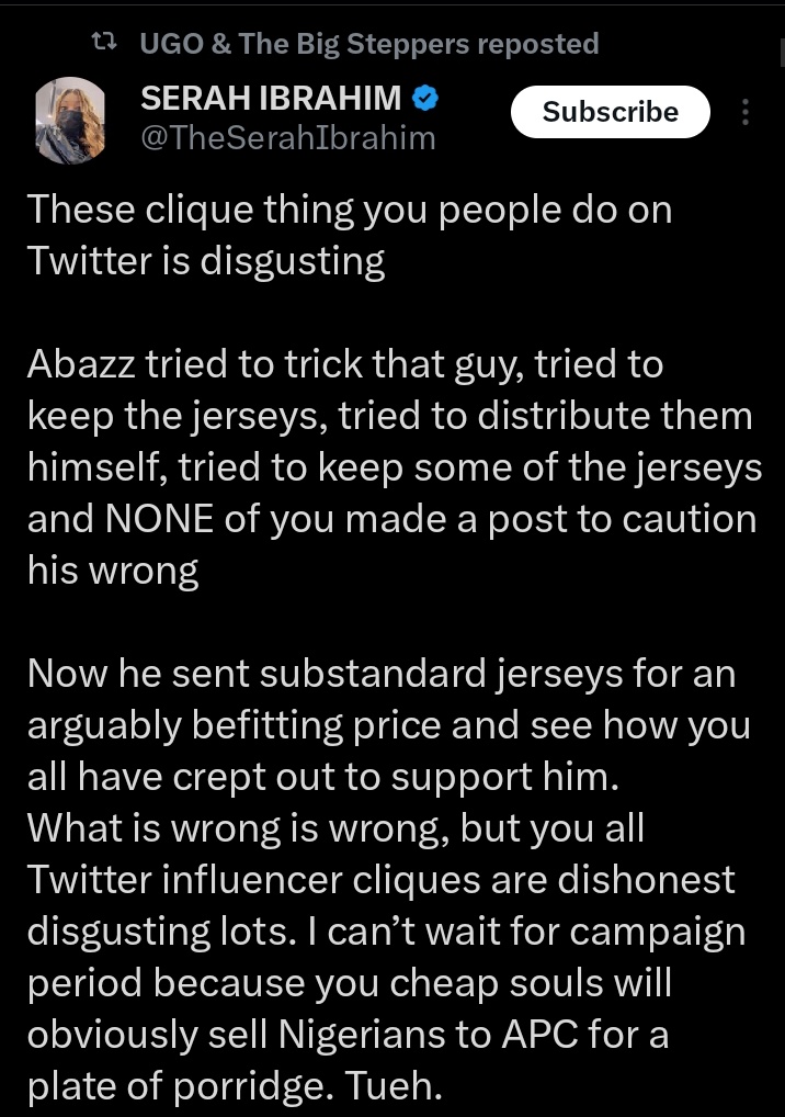 Ọmọ Ògùn 𓃵 tweet media