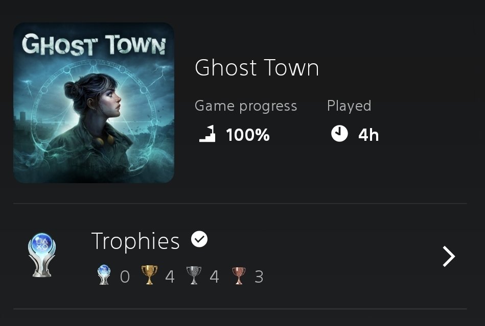 1brandiesel's tweet image. Ghost Town done and dusted after 4 hours on #PSVR2. 

Its a good puzzle game. My only complaint is it was short, but still really good. The puzzles weren't difficult which I liked. Graphics were nice too.