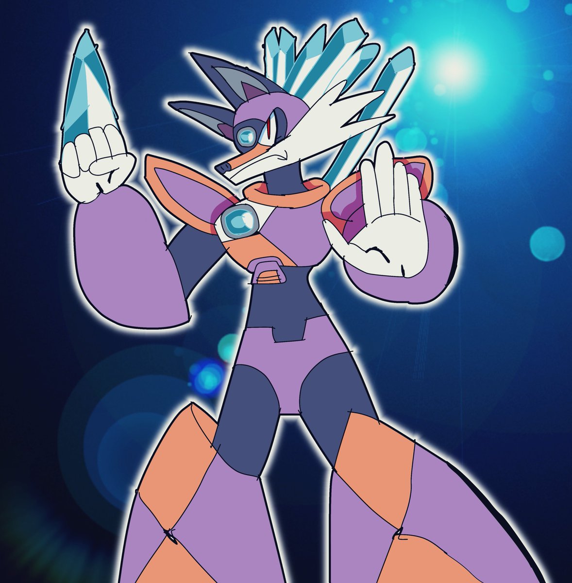 Nichola94883792's tweet photo. Tundra wolf #megaman #megamanx #ROCKMANX #wolf #maverick #cool #capcomspotlight https://t.co/gUWSJEdIFK